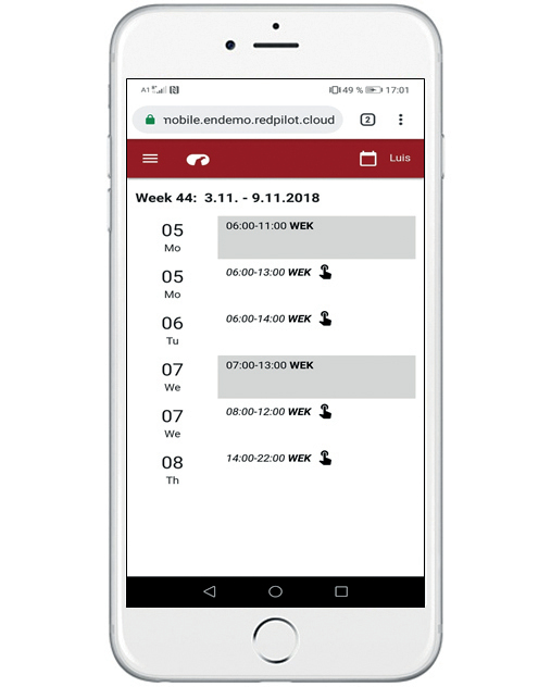 2 RedPilot App für mobile Einsatzplanung - 斯图加特Logimat:全新EVO轻松拣选工作站